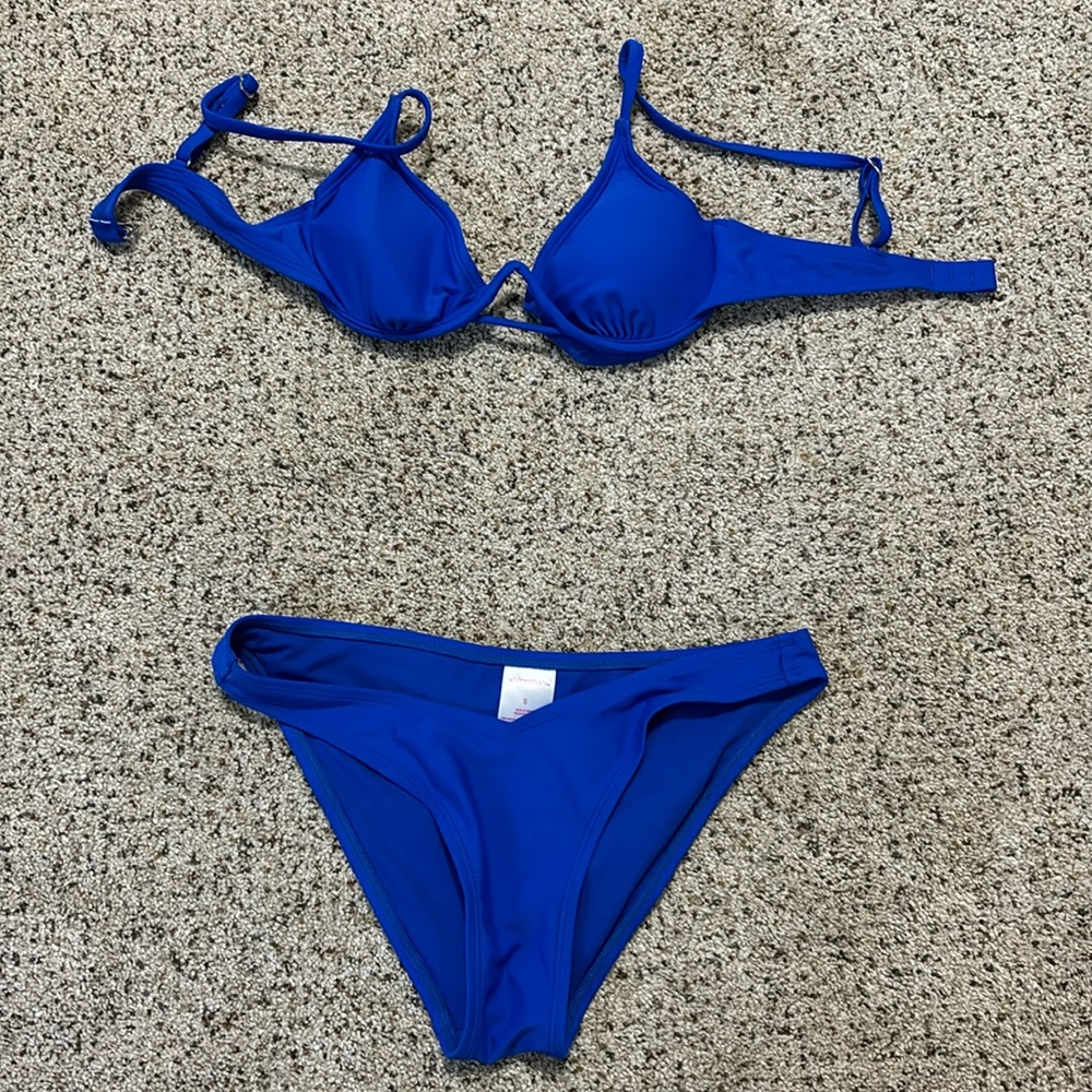 Target blue bikini. size Small